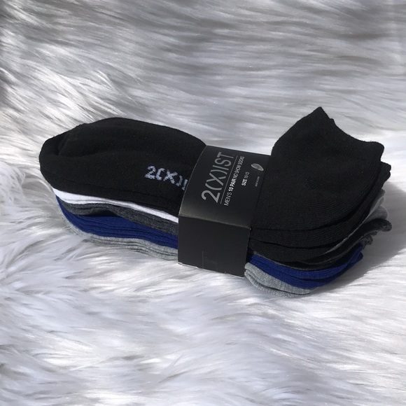 2 (X) IST MENŚ 10 PAIR NO SHOW SOCKS SIZE 10-13 - Picture 3 of 10